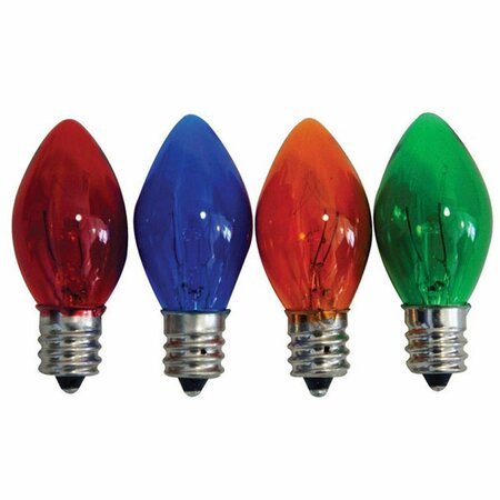 GOLDENGIFTS UYRU2212 Multi-Colored Twinkle C7 Replacement Bulbs GO1493898